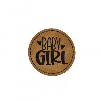 Kunstleder Label Baby Girl by Jessy Sewing